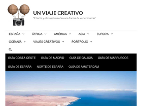 'unviajecreativo.com' screenshot