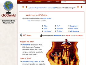 'uoguide.com' screenshot