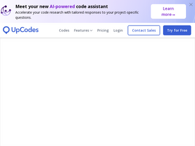 'up.codes' screenshot