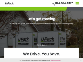 'upack.com' screenshot