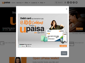 'upaisa.com' screenshot