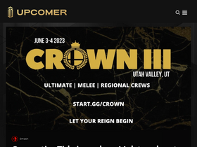 'upcomer.com' screenshot