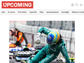 'upcoming.nl' screenshot