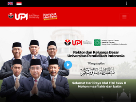 'upi.edu' screenshot