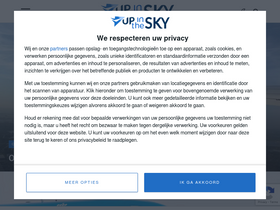 'upinthesky.nl' screenshot