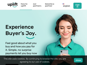 'uplift.com' screenshot