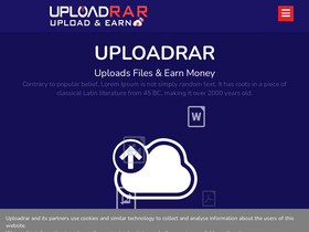 'uploadrar.com' screenshot
