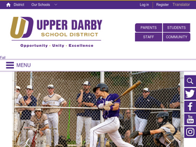 'upperdarbysd.org' screenshot