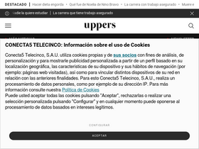 'uppers.es' screenshot