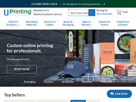 'uprinting.com' screenshot
