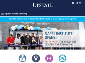 'upstate.edu' screenshot