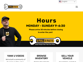'upullrparts.com' screenshot