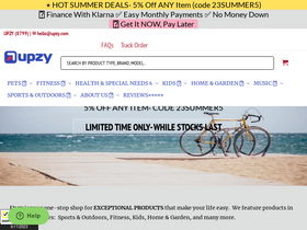 'upzy.com' screenshot