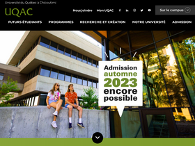 'uqac.ca' screenshot