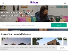 'urban.com.au' screenshot