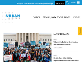 'urban.org' screenshot