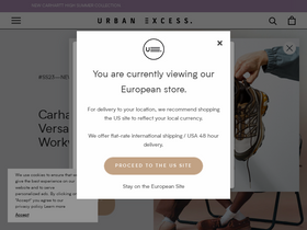 'urbanexcess.com' screenshot