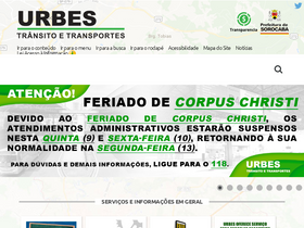 'urbes.com.br' screenshot