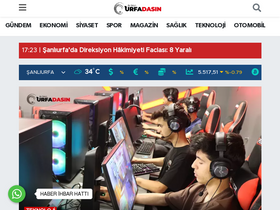 'urfadasin.com' screenshot