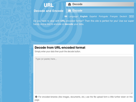 'urldecoder.org' screenshot