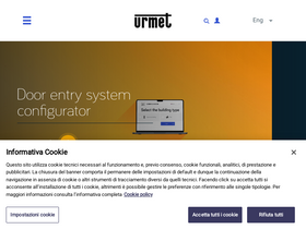 'urmet.com' screenshot
