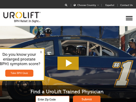 'urolift.com' screenshot