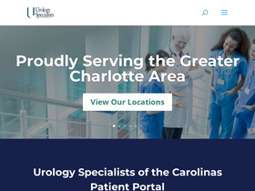 'urologyspecialistsnc.com' screenshot
