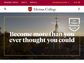 'ursinus.edu' screenshot