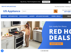 'us-appliance.com' screenshot
