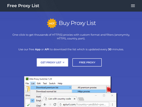 'us-proxy.org' screenshot