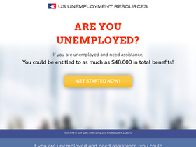 'us-unemployment-resources.com' screenshot