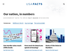 'usafacts.org' screenshot