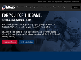 'usafootball.com' screenshot
