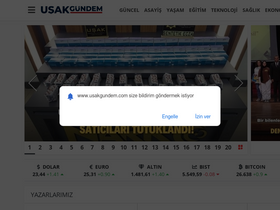 'usakgundem.com' screenshot