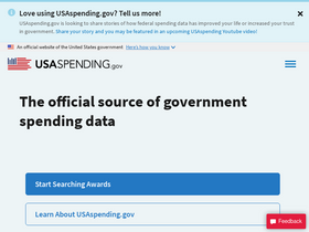 'usaspending.gov' screenshot