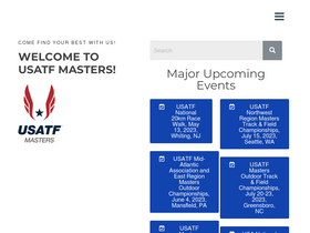 'usatfmasters.org' screenshot