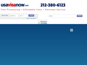 'usavisanow.com' screenshot