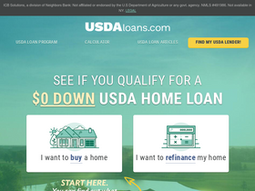 'usdaloans.com' screenshot