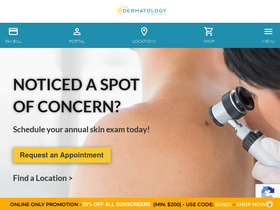 'usdermatologypartners.com' screenshot