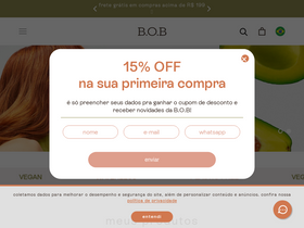 'usebob.com.br' screenshot