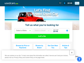 'usedcars.com' screenshot