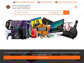 'usedproducts.nl' screenshot