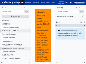 'usegalaxy.eu' screenshot