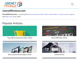'usenetreviewz.com' screenshot