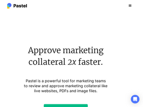 'usepastel.com' screenshot
