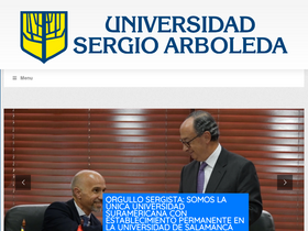 'usergioarboleda.edu.co' screenshot
