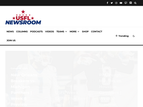 'usflnewsroom.com' screenshot