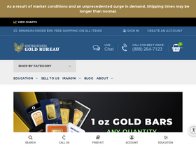 'usgoldbureau.com' screenshot