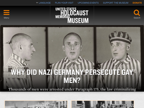 'ushmm.org' screenshot
