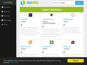 'usitility.com' screenshot